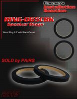 6.5 Speaker Extension Spacer Speaker Rings Carpeted Set of 4