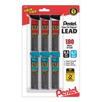 Pentel Super Hi-Polymer Lead Refills Value Pack (C257BPHB6)