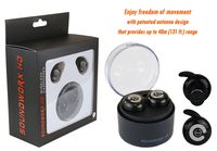 SOUNDWORX HD Wireless Stereo Headphones, Noise Isolating Earbuds, Bluetooth V4.1, Microphone and Charger Case