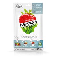 FRESHPAPER Food Saver Sheets for Produce | Keep Fruits & Vegetables Fresh | Perfect for Food Storage, Healthy Meal Prep | BPA Free | Made in USA
