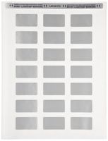 Brady LAT-24-773-1 1.75" Width x 1" Height, B-773 and B-966B Metallized Polyester with Overlaminate, Matte Finish Silver PermaShield Laser Printable Label (Pack of 1000)