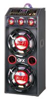 QFX SBX-412207BTRD Bluetooth Speaker with Built-in Amplifier