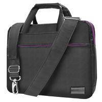 Metal Grey Purple Briefcase Messenger Bag for DBPower 9.5 inch 10.5 inch Portable DVD Player