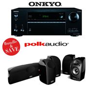 Onkyo TX-NR656 7.2 Channel Network A/V Receiver + A Polk Audio TL250 5.0 Home Theater Package