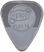 Herco HE211P Flex 75 Nylon Flat Picks, Silver, Heavy, 12/Player's Pack