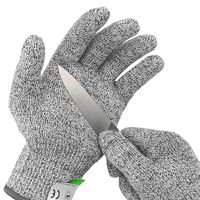 Ultra Durable Cut Resistant Gloves, for Kitchen Cooking, Oyster Shucking, Fish Fillet Processing, Mandolin Slicing, Meat Cutting, Wood Carving Level 5 Protection, Food Grade (Small)