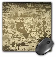 3dRose LLC 8 x 8 x 0.25 Inches Mouse Pad, Gold Grunge Metallic (mp_55201_1)