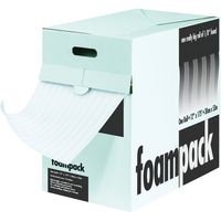 Tape Logic TLFD1412 Air Foam Dispenser Packs, 1/4" x 12" x 85', White