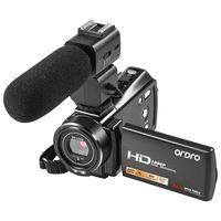 Video Camera Camcorder FHD 1080P 30FPS 24MP YouTube Vlog Camera with Microphone, Night Vision Camcorders 3.0 Inch 270 Degree Rotation 16X Zoom Remote Control Digital Video Recorder, 2 Batteries