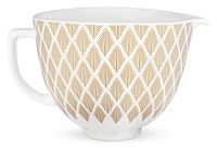KitchenAid KSM2CB5PGC 5 Quart Stand Mixer Bowl, 5 Qt, Gold Conifer Ceramic