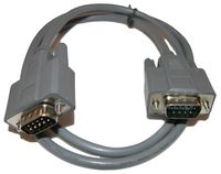 DB9 Male To DB9 Male Serial Straight Thru Cable 50 Ft