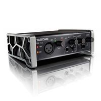 Tascam US-1x2 USB Audio/MIDI Interface with Microphone Preamps and iOS Compatibility
