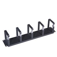 Rosewill 2U 19 Inch Rack Mount Horizontal Cable Management with 5 Metal Rings and Mounting M6 Screws,  Metal Rings Cable Manager (RSA-2UCA002)