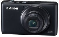 Canon Digital Camera Powershot S95 PSS95 10MPCCD 3.8x Optical Zoom Wide angle28mm 3.0-inch Display F2.0 - International Version