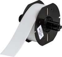 Brady B33C-1500-437 Label, Matte Tedlar, Self Extinguishing with Permanent Adhesive, 1.500" H x 85' W, 85'/Roll, White