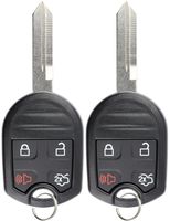 KeylessOption Keyless Entry Remote Control Fob Uncut Blank Ignition Car Key Replacement for CWTWB1U793 (Pack of 2)
