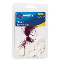 Avery Jewelry Tags, 0.8125 x 0.375 Inches, Pack of 100 (6731)