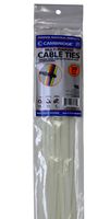 Cambridge Multi Purpose Cable Ties Zip Ties 14 Inch 75 Lb 30 Pieces Standard Duty Natural