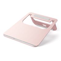 Satechi Lightweight Aluminum Portable Laptop Stand - Compatible with MacBook, MacBook Pro, Microsoft Surface Pro and more (Rose Gold)