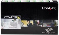 Lexmark C734A1YG Yellow Return Program Toner Cartridge