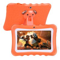 【UPGRADED】 TUFEN Tablet for Kids, 7' HD Eyes-Protection Screen with Silicone Bumper (1GB RAM + 8GB ROM, Android 6.0, Playstore, Youtube, Netflix, PARENT-CONTROL IWAWA, Wireless Internet) (Q768 Yellow)