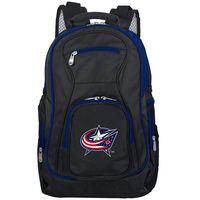 NHL Columbus Blue Jackets Colored Trim Premium Laptop Backpack