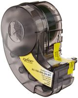 Brady XC-750-595-GN-WT IDXPERT & LABXPERT Labels  B-595 Indoor/Outdoor Vinyl Film White on Green, Printable Area: 19.000" W x 0.750" H  1 roll (30ft.)/Cartridge