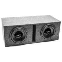 Skar Audio Dual 10" 800W Dual 4 Ohm Loaded Vented Subwoofer Enclosure | IX10D4-2X10VENTED