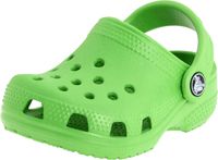 Crocs Baby Classic Clogs, Lime, 2-3 M US Infant
