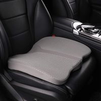 LARROUS Car Memory Foam Heightening Seat Cushion,Tailbone (Coccyx) and Back Pain Rrelief Cushion,for Office Chair,Wheelchair and More.