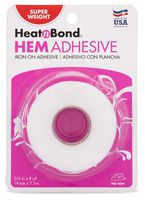 HeatnBond Hem Iron-On Adhesive, Super Weight, 3/4 Inch x 8 Yards