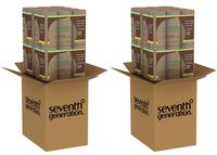 Seventh Generation Unbleached Paper Towels, 100% Recycled Paper, 6 Count, 2 Case