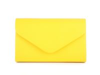 Nodykka Women Evening Envelope Crossbody Bags Party Bridal Clutch Purses and Handbags Shoulder Crossbody Purse (Yellow-PU)