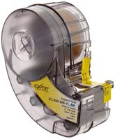 Brady XC-500-595-YL-BK IDXPERT(TM) & LABXPERT(TM) Labels  B- 595 Indoor/Outdoor Vinyl Film Black on Yellow, Printable Area: 19.000" W x 0.50" H  1 roll (30ft.)/Cartridge