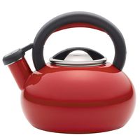 Circulon 50066 Sunrise Whistling Kettle/Stovetop Teakettle/Tea Pot, 1.5 Quart, Bell Pepper Red