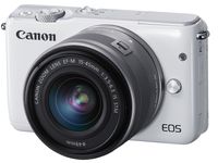 Canon EOS M10 EF-M15-45 IS STM lens kit [White]- International Version (No Warranty)