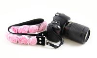Organza Floral Camera Strap ~ DSLR or Mirrorless Camera (Sweet Pink)