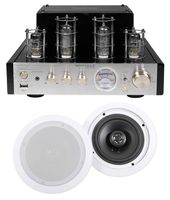 Rockville BluTube Tube Amplifier/Home Theater Receiver+(2) 6.5" Ceiling Speakers