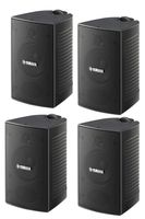 Yamaha High-Performance Natural Surround Sound 2-Way Indoor/Outdoor Weatherproof Home Theater Speakers (Set Of 4)