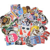 Car Stickers [100 pcs], Shuishou-I Laptop Stickers Motorcycle Bicycle Luggage Decal Graffiti Patches Skateboard Stickers for Laptop - No-Duplicate Sticker Pack