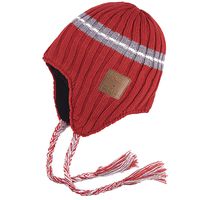 Mydeal Trendy Wireless Bluetooth Beanie Hat Braid Headphones Headsets Speaker Microphone for Womens Mens Lifestyle Outdoor Sports Skiing Snowboard Hiking Walking Running Jogging,Christmas Gifts - Red