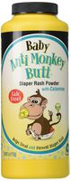 Baby Anti-Monkey Butt Diaper Rash Powder, 6oz. Bottle - 3 Pack