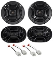 Polk Audio Front+Rear Speaker Replacement Kit for 2006-2009 Dodge Ram 2500/3500
