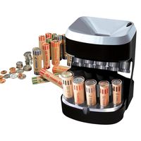 Accuwrapper Motorized Coin Sorter with 100 Bonus Wrappers Included by Magnif