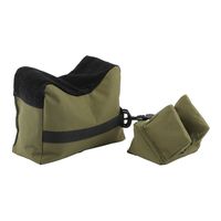 HIRAM Front Rear SandBag Shooting Rest Support Bags Stand Holders for Rifle (Green)