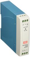 Mean Well MDR-10-12 Power Supply, DIN, 10 W, 12V/0.84 Amp, 3.9" x 0.9" x 3.5" Size