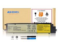 Angwel L13M4P01 Laptop Battery for Lenovo Erazer Y40-70 Y40-70AM Y40-70AS Y40-70AT Y40-80 Y40-80-IFI Y40-80AT-ISE[7.4 V 48WH]-1Year Warranty