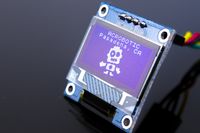 ACROBOTIC 0.96" White I2C 128×64 OLED LCD Display Module for Arduino, ESP8266, MSP420, STM32, 8051, Raspberry Pi LED Screen SSD1306