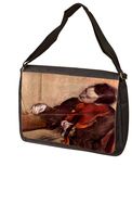 The Violinist by Edgar Degas Laptop Bag - Shoulder Bag - Messenger Bag