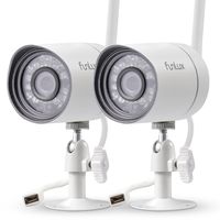 Funlux Wireless 720P HD Outdoor Security Camera Day/Night Video Surveillance Camera (2 Pack)